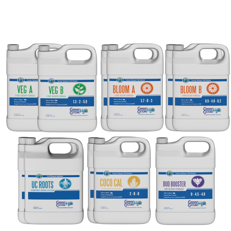 Current Culture H2O Cultured Solutions Hydroponic Grower's Nutrient Packs - GrowGreen Machines