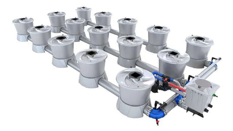 Alien Hydroponics V-System 15 Pot 3 Row Kit RDWC Hydroponic System - GrowGreen Machines