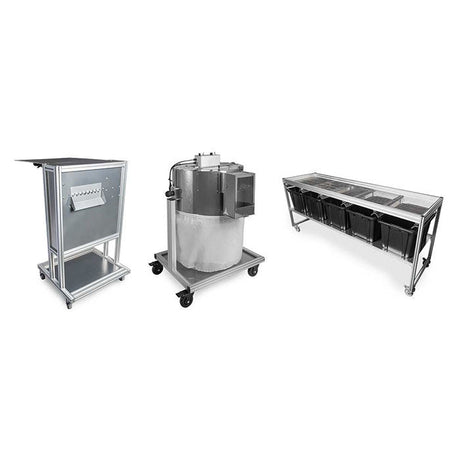 EZ Trim Harvesting Trifecta System - Complete Harvest Package Includes Bud Bucker, Trimmer, and Sorter - GrowGreen Machines