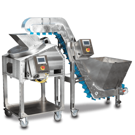 GreenBroz Model M+ Automatic Commercial Dry Bud Trimming Machine - GrowGreen Machines