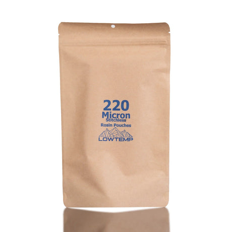 Lowtemp Industries 220u Bulletproof Stitchless Rosin Bags / Pouches - GrowGreen Machines