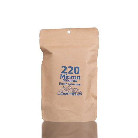 Lowtemp Industries 220u Bulletproof Stitchless Rosin Bags / Pouches - GrowGreen Machines