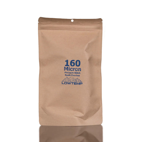 Lowtemp Industries Platinum Stitch 25u / 160u Bulk Hash Rosin Bags/Pouches - GrowGreen Machines