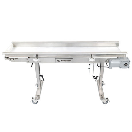 Twister Technologies Outbound Stainless Steel Quality Control (QC) Conveyor (T2 & T4 Trimmers) - GrowGreen Machines
