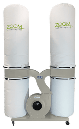 Zoom Technologies Zoom Pro X5E Double Barrel Hybrid Wet/Dry Trimmer with Leaf Collector - GrowGreen Machines